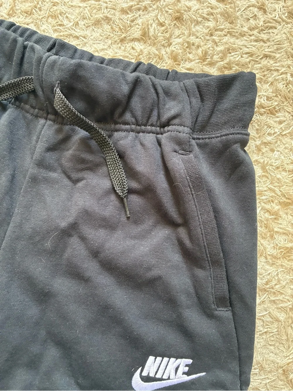Girl Black Nike Shorts